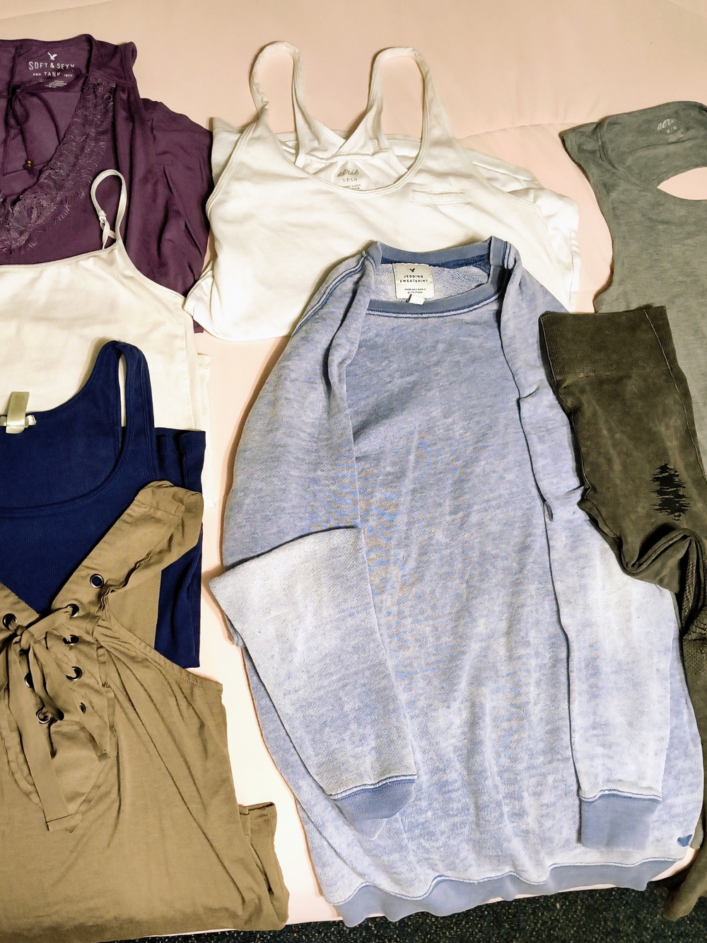 Lot Of 8 Y2K Women's Small Lot-- Aerie, American Eagle, Gimmick And More!!